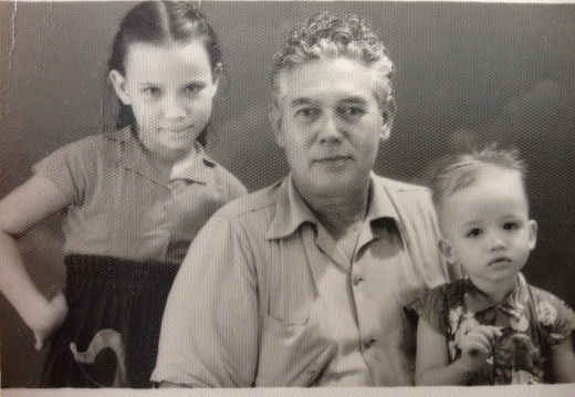 Sonja en broertje Roy